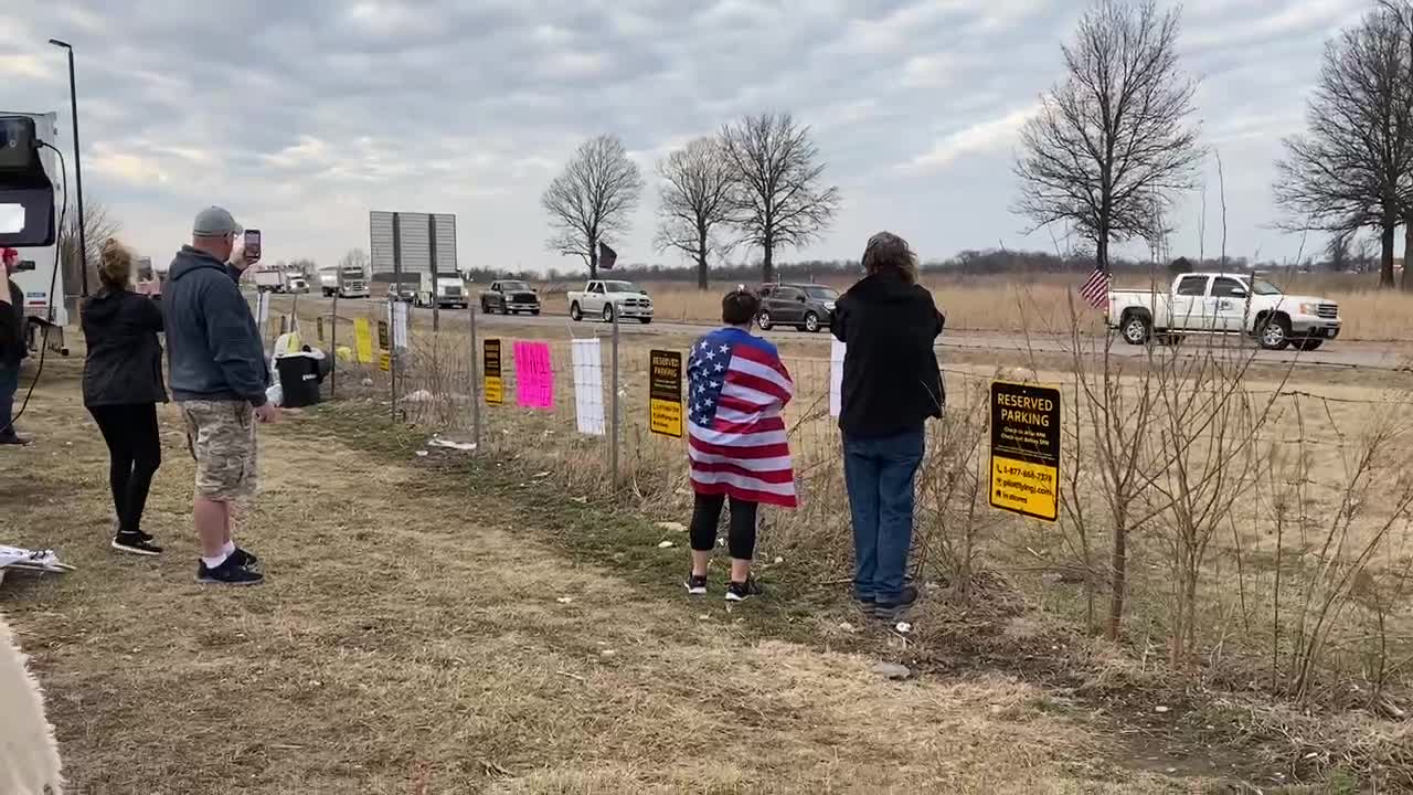 Truckers US Convoy Oakwood Illinois