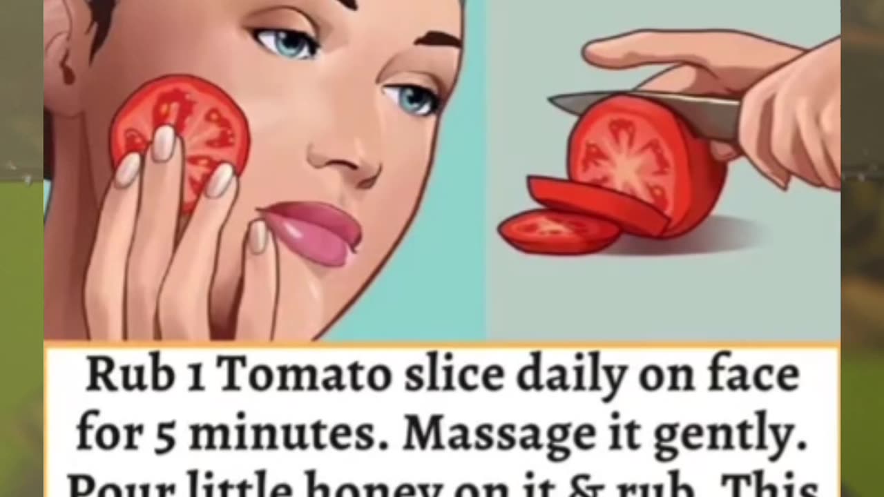 🍅 Clear Skin in 5 Mins?! Tomato Miracle Revealed! #shorts