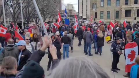 The People of Calgary, Canada Come Out in Force, Protesting for Their Freedoms