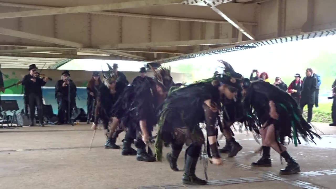 Beltane Border Morris - Shapeshifter - Upton Folk Festival 30 Apr 23