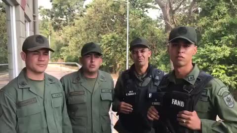 Estos son los miembros de la Guardia venezolana que cruzaron la frontera