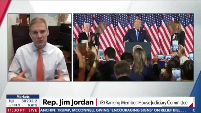 Rep. Jim Jordan on Newsmax TV 12.8.2020