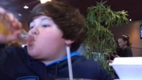 Collab copyright protection - kid stealing beer