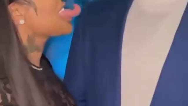 She can lick yogurt on the bottom.