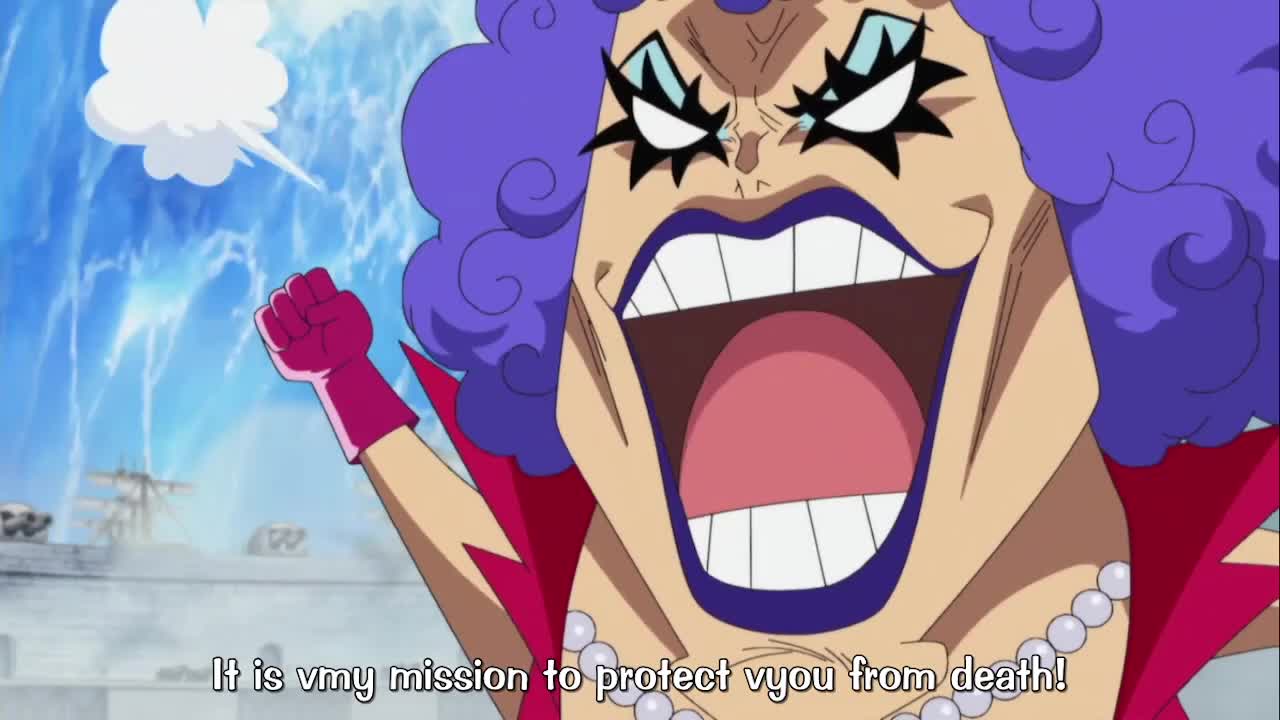 One piece – Iva saves luffy from kizaru