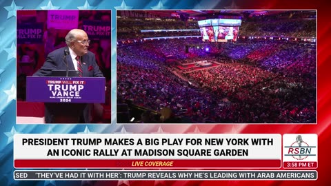 FULL SPEECH: Mayor Rudy Guiliani Delivers Remarks at Madison Square Garden