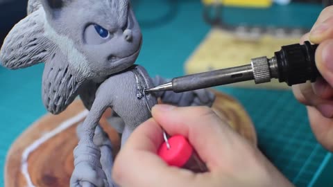 How to make Sonic 2 power up diorama clay