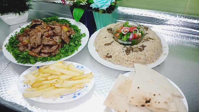 liver in the EGYPTIAN WAY الكبده المصرى والأرز البنى