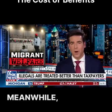 Jesse Watters “A migrant family of 4 in New York could get over $20,000 a month in freebies