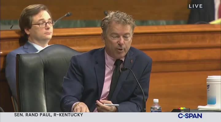 WATCH: Senator Rand Paul and Dr. Fauci Battle Over COVID Again