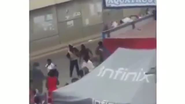 Village street fight