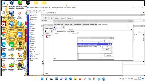 Cara Blokir Situs Youtube dan facebook SMKN 1 Kintap