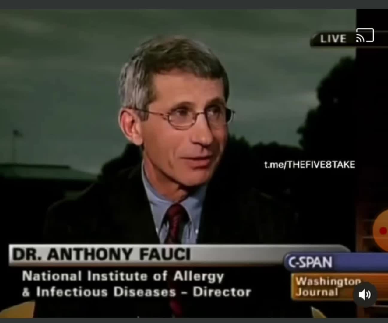 FAUCI TELLS TRUTH ABOUT VACCINES, FACTS