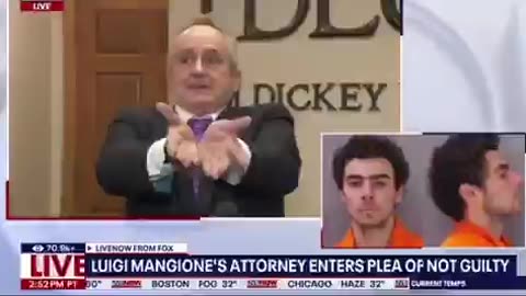 Luigi Mangione fired this first attorney. Why is he dancing around?