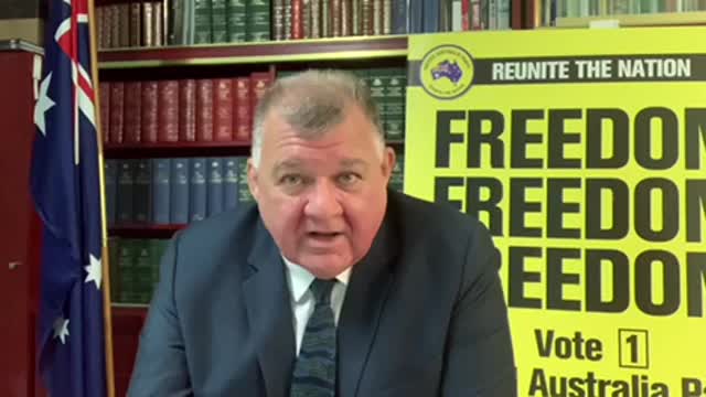 Australia Day a freedom deterioration by some farcists in the government with Craig Kelly MP