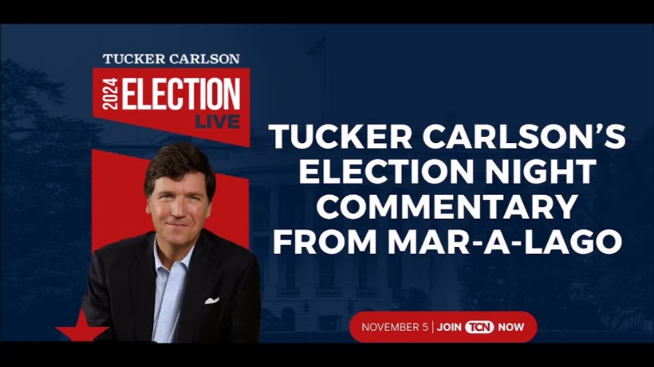 Tucker Carlson Election Night LIVE From Mar-a-Lago