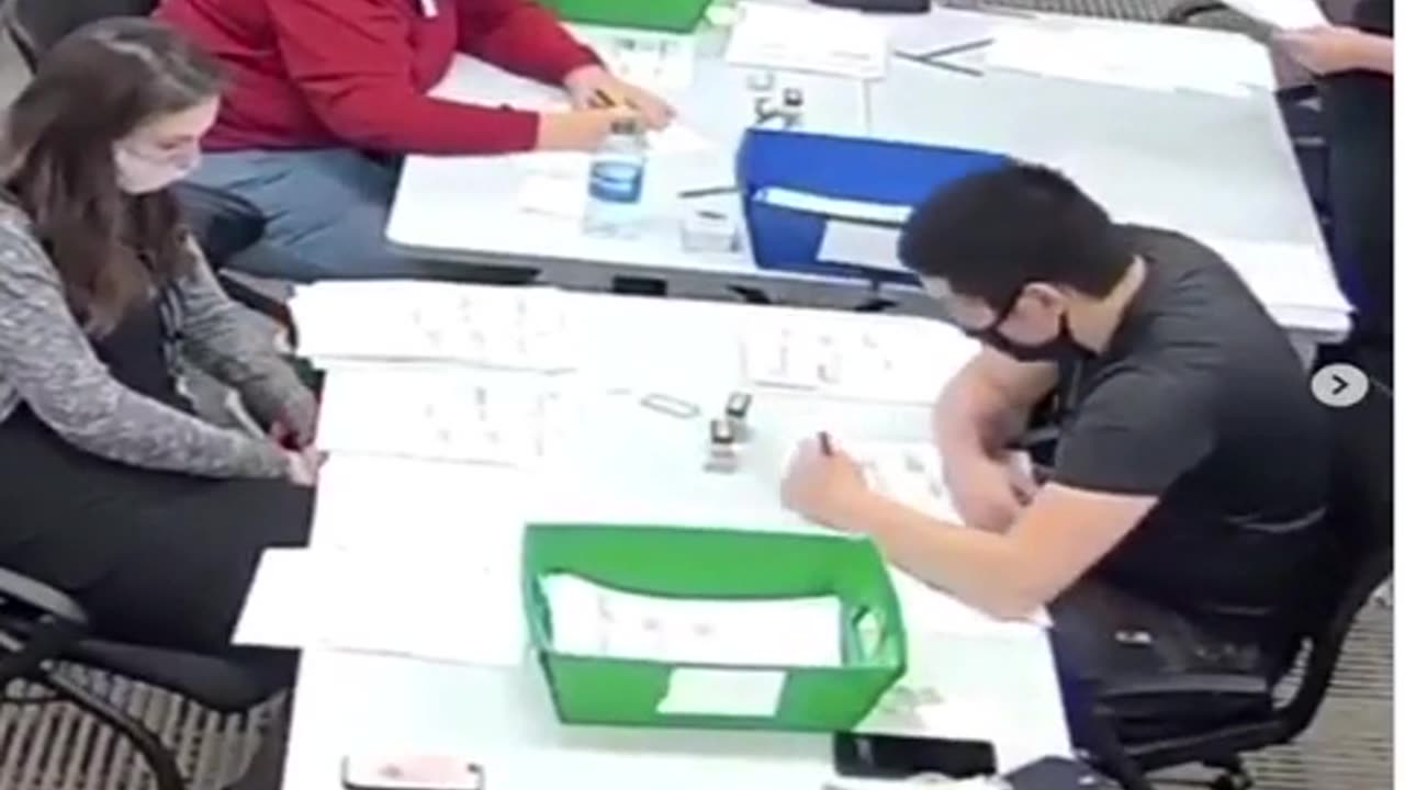 Poll Workers In Delaware County Pa Caught Filling Out Ballots during Nov3 2020 election eve counting