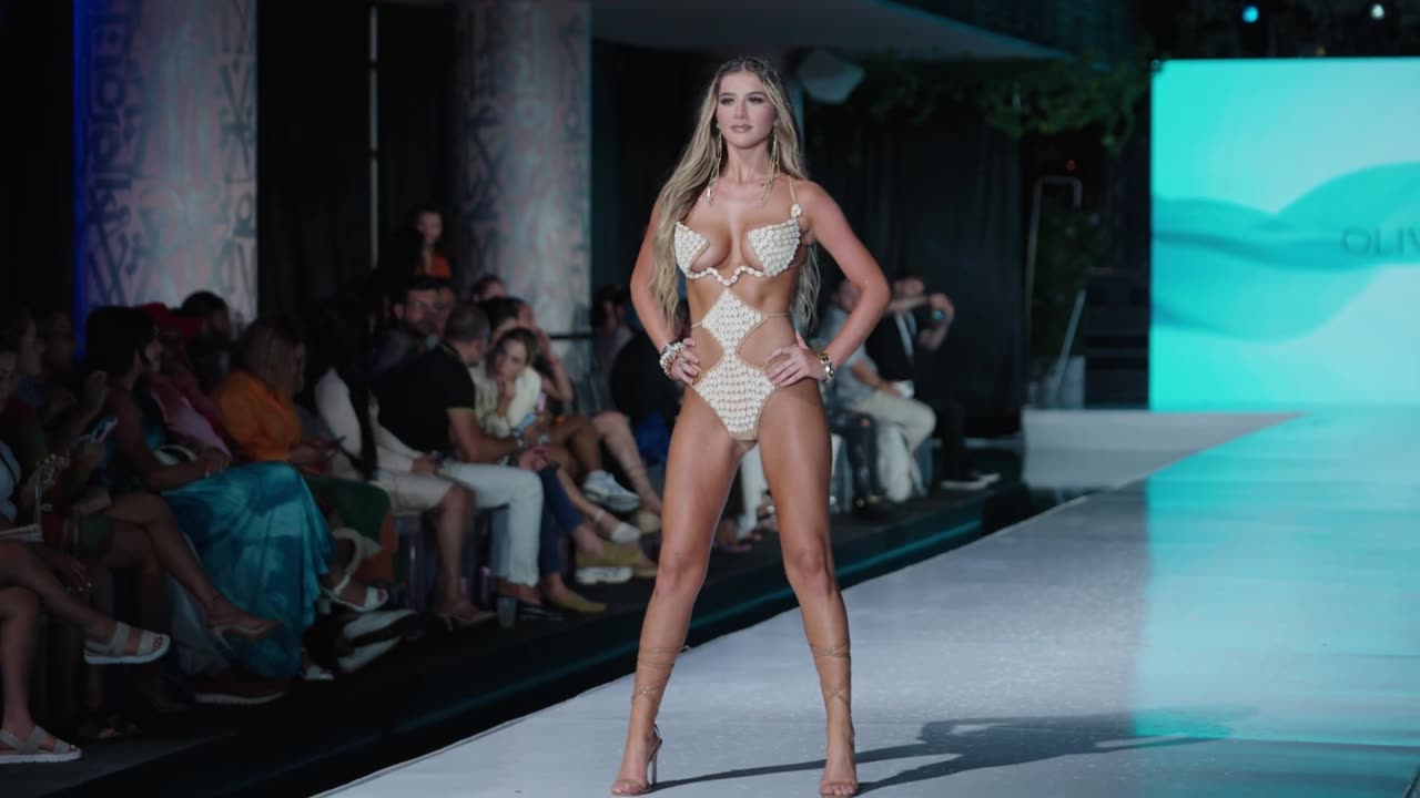 Tori Hubbard | Miami Swim Week 2023 | 4k Slow Motion