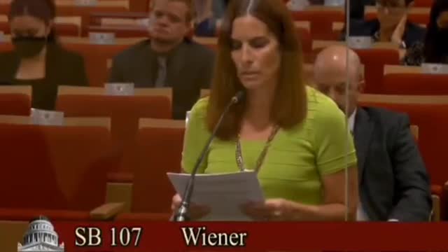 Erin Friday speaks out against SB107 by describing the effect it will have on families