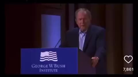 Baby bush is talking