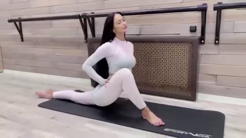 She found peace through yoga and meditation