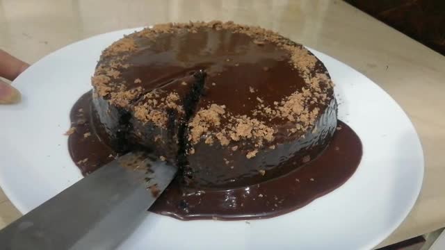 home made chocolate cake