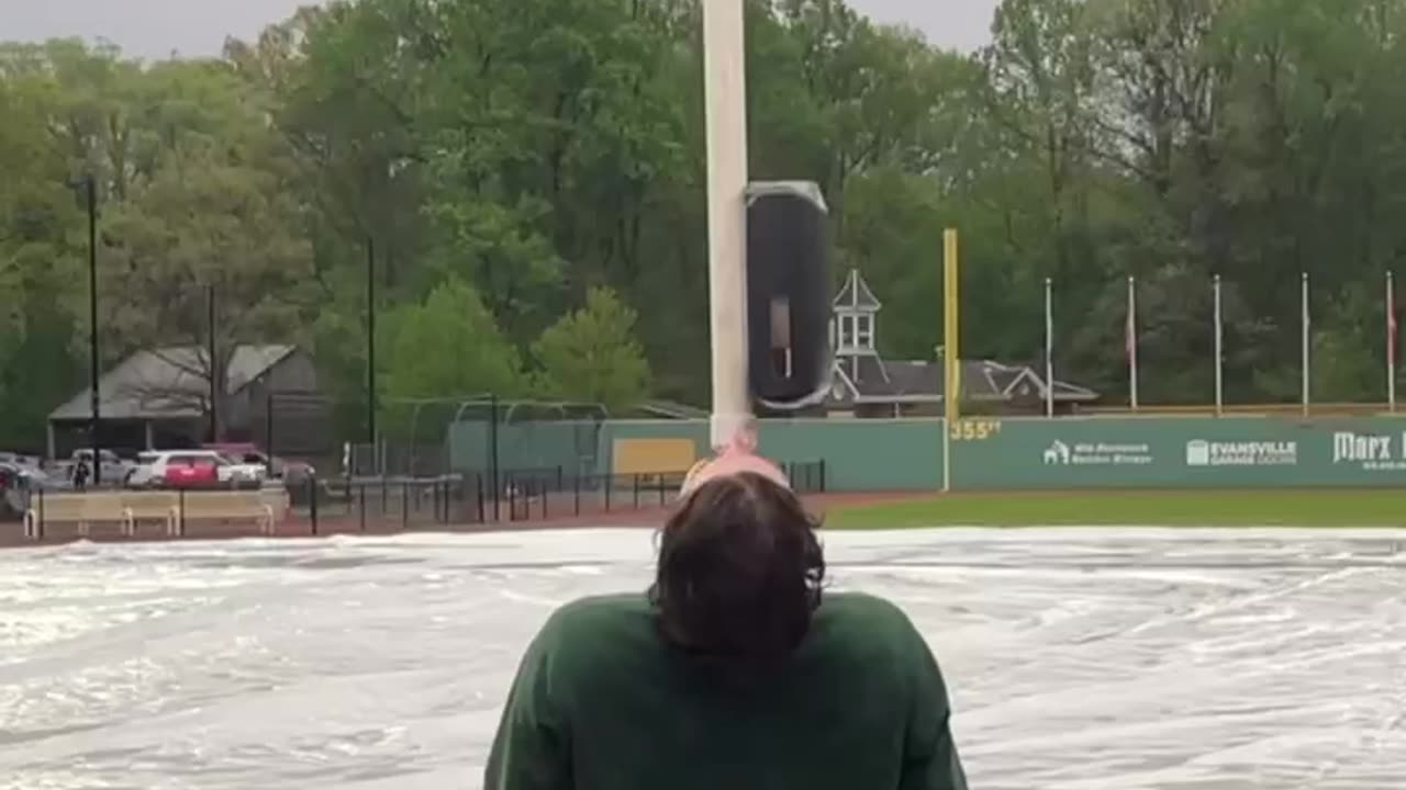 now THIS is rain delay TALENT