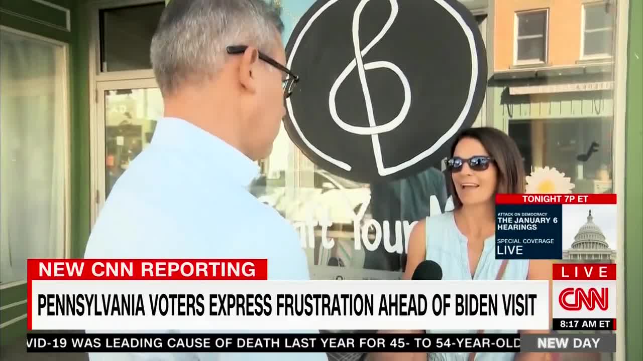 The Knives Are Out for Biden: CNN Gives Voice to Frustrated Teacher - "We're In a Bad Spot"