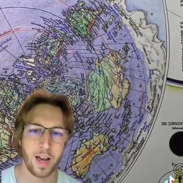 An old German Flat Earth map