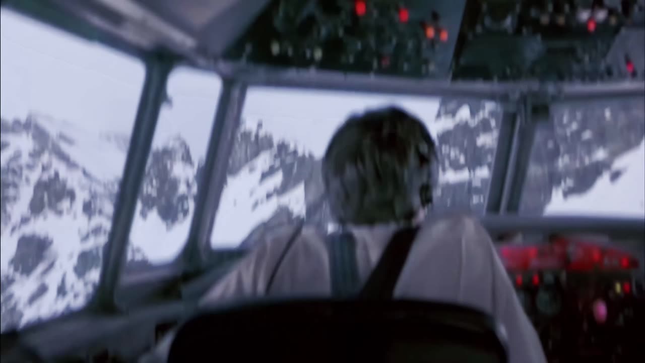 Alive 1993 Plane Crash scene remastered 4k