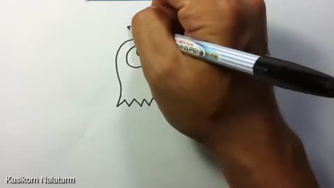 Drawing Picture , How to turn Numbers 1-5 into the cartoon birds Learn step by step Art for kid