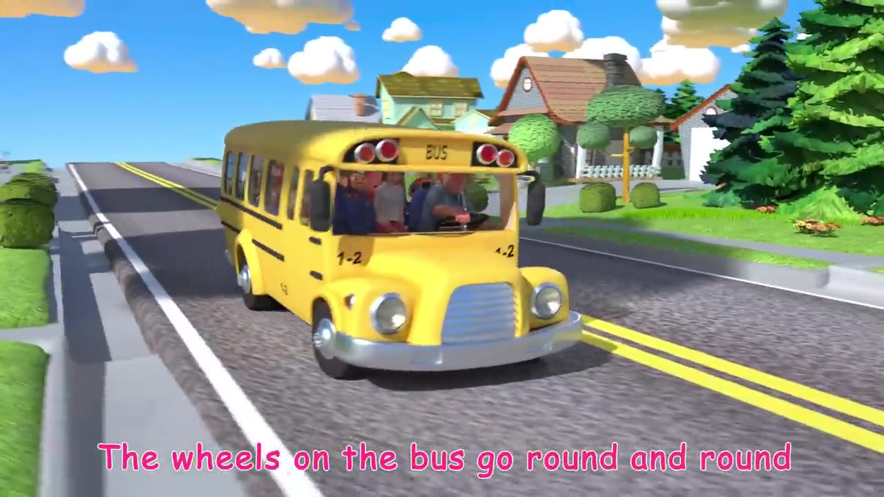 Wheels on the Bus 🥰🥰🥰🖤❤️❤️❤️ CoComelon Nursery Rhymes & Kids Songs