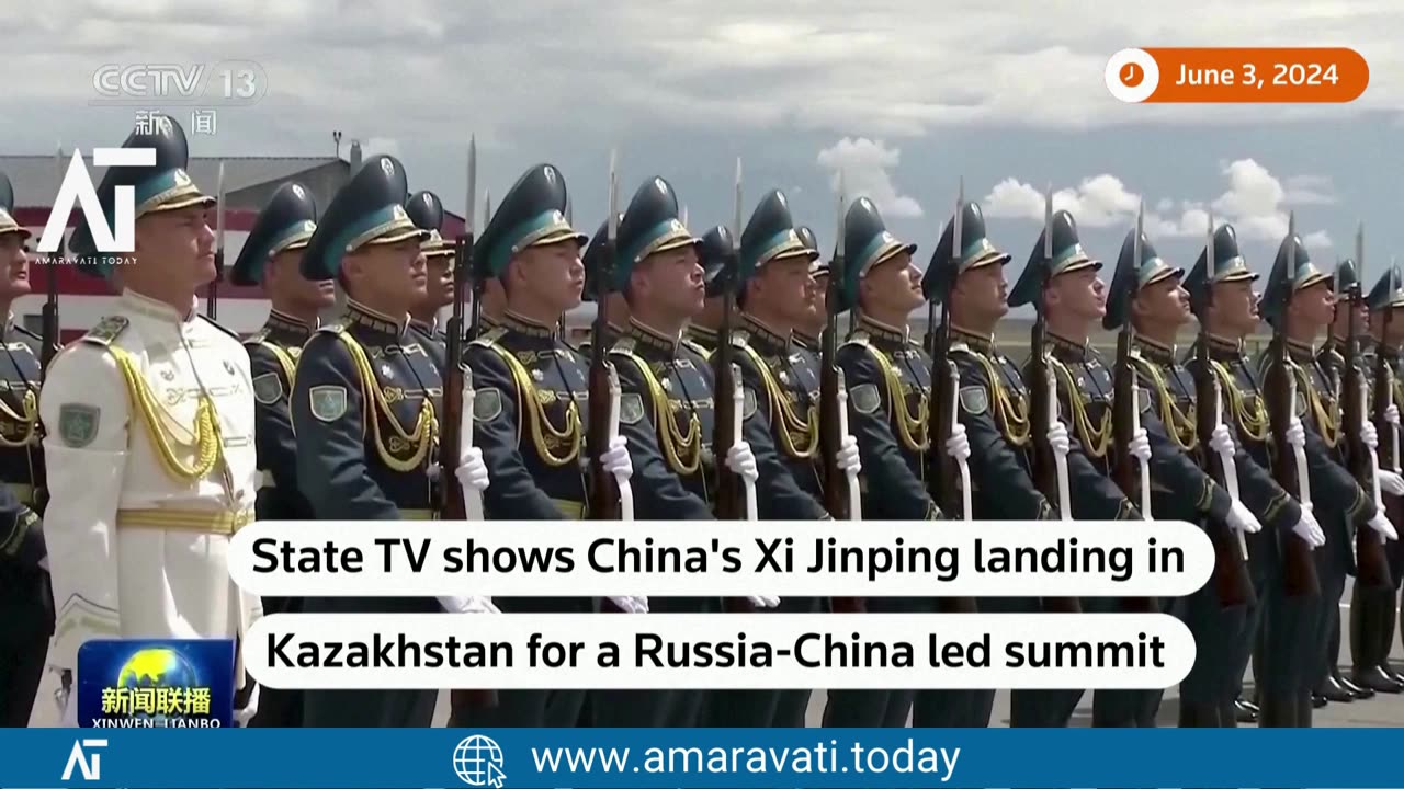 Xi Jinping Attends SCO Summit in Kazakhstan | Amaravati Today News