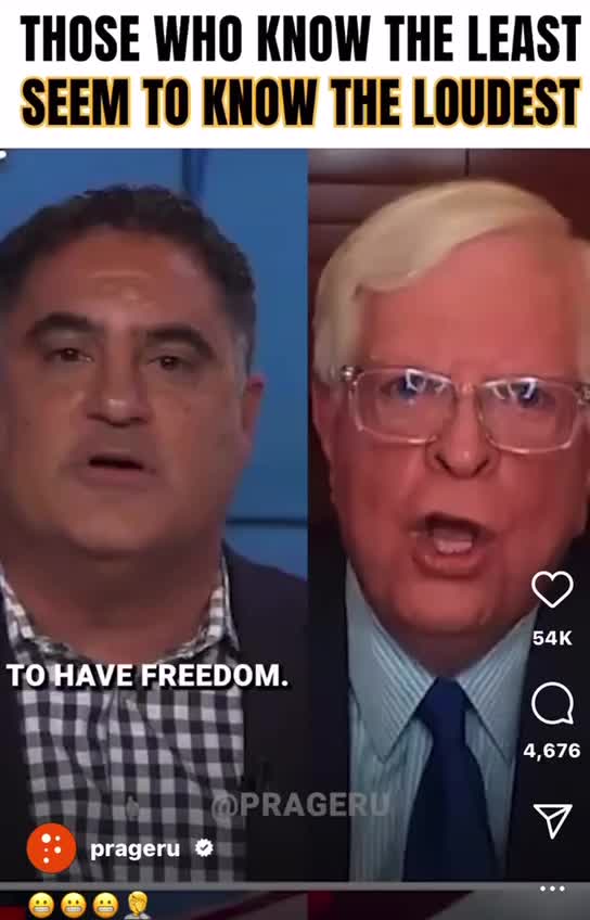 Just remember the guy screaming thinks it should be legal to have sex with animals.