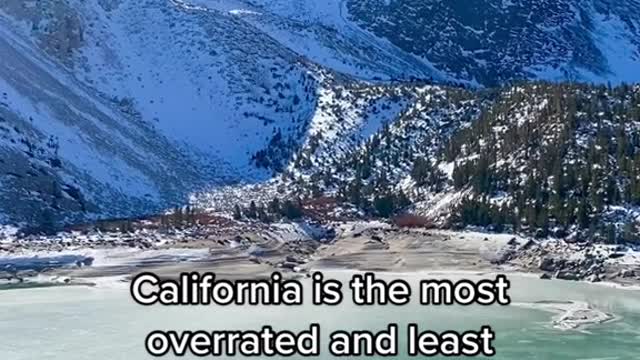 California is the mos overrated and least beautiful state in the United States!!