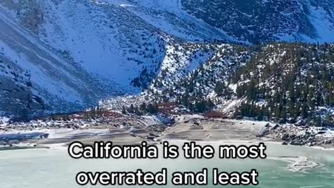 California is the mos overrated and least beautiful state in the United States!!