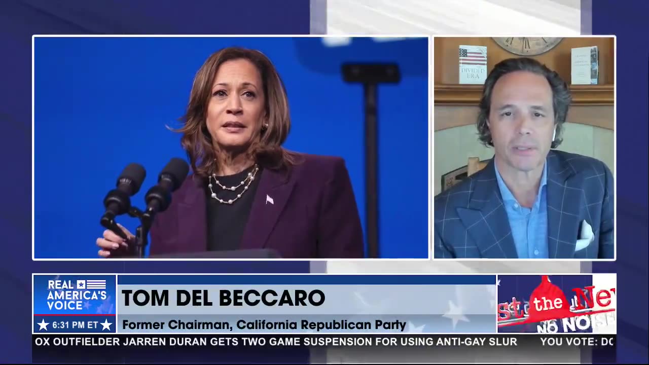 Tom Del Beccaro says the Harris campaign has no substance: ‘Just battle cries here and there’