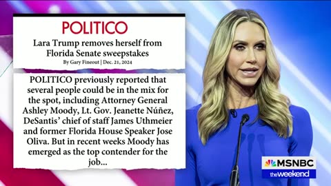 Lara Trump Withdraws from Senate Race Amid Laughter and Skepticism on MSNBC