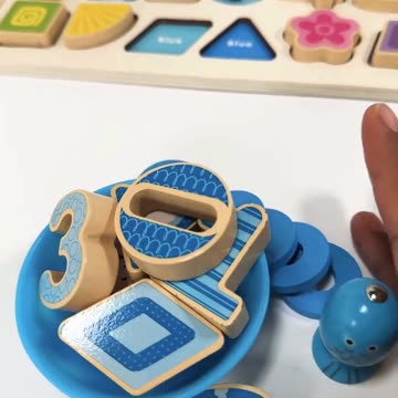 Colour Sorting - Blue Colour - Educational Activities for kids