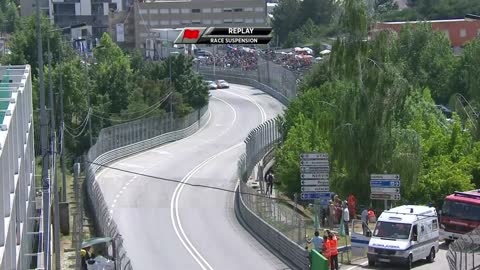 Nasty Car Crash in Portugal Race