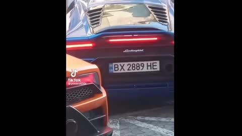 Ukrajinští uprchlíci přijeli do Polska v Lamborghini