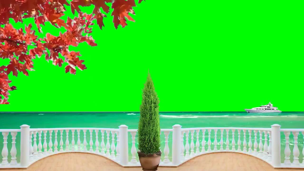 samundri beach beautiful location green screen