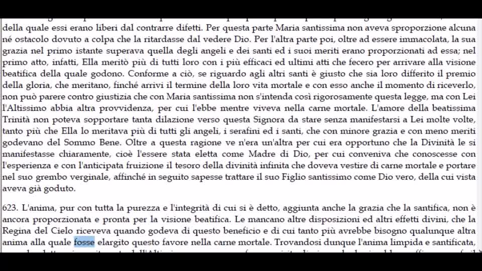 Mistica città di Dio libro Secondo, Capitoli XIII-XVII