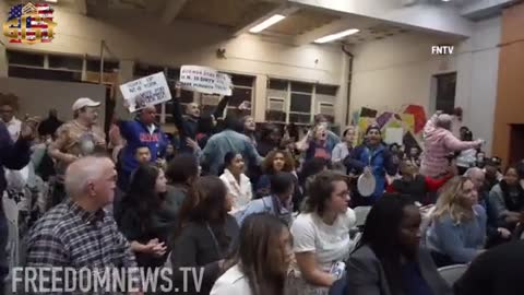 Sandy was humiliated again at a town hall in her backyard tonight