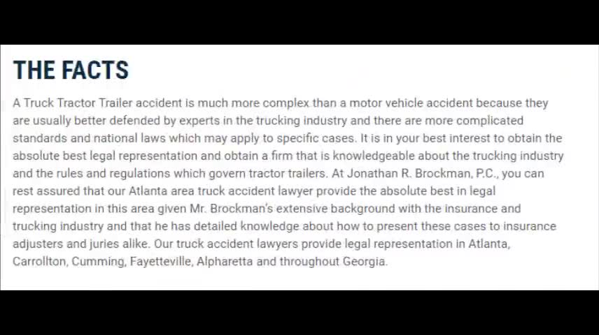 Truck Accident Lawyer in Georgia