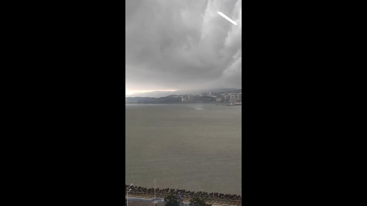 China- A Small Tornado over the Sea