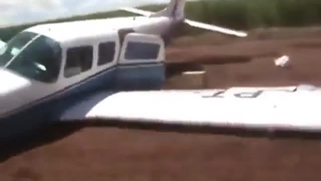 Brazil Federal Police Ram Drug Smuggler Plane To Stop Escape