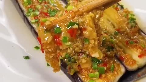 Home version grilled eggplant ~ delicious and simple