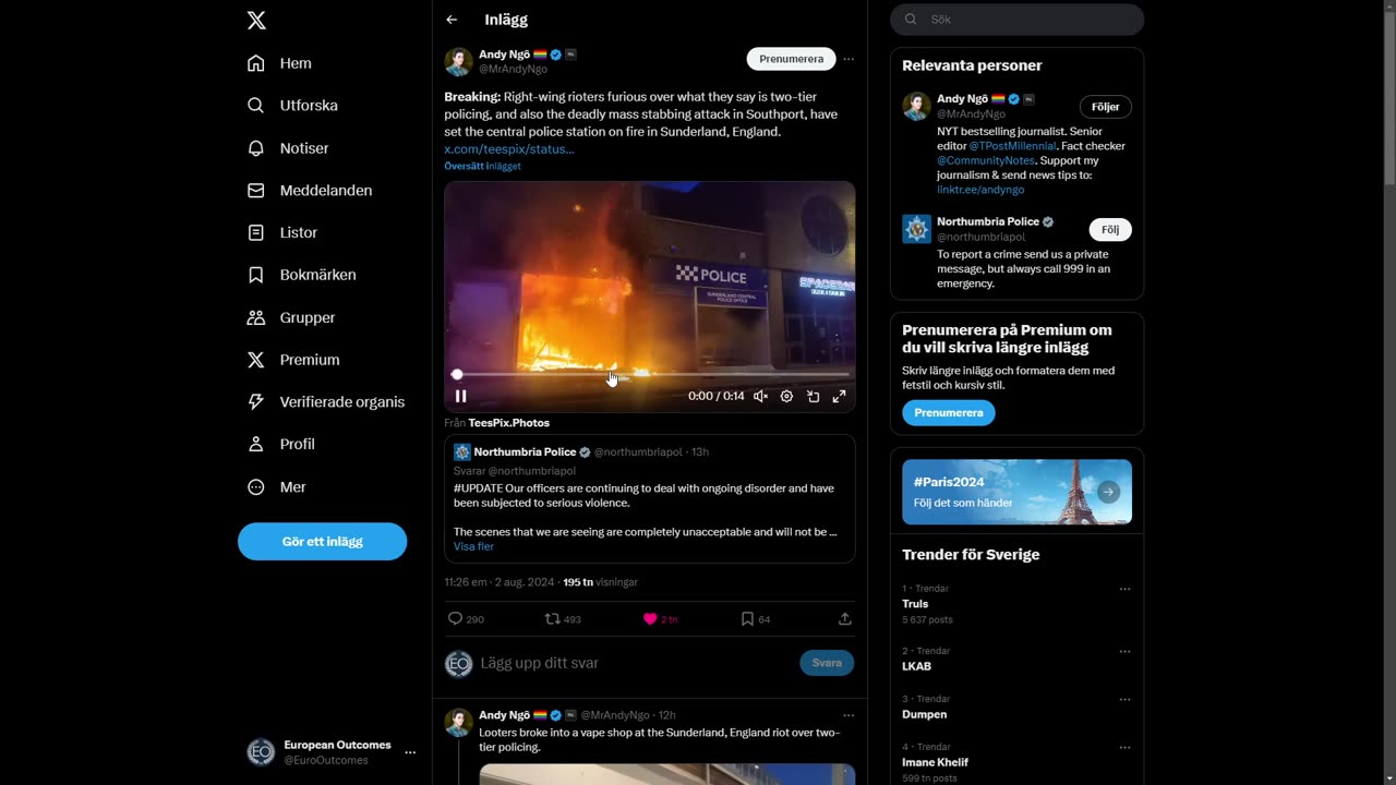 RIOTS ERUPT IN UK As PM Keir Starmer Calls British Public THUGS, Anger Continues Over Immigration
