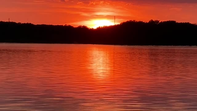 Sunset on the Mississippi